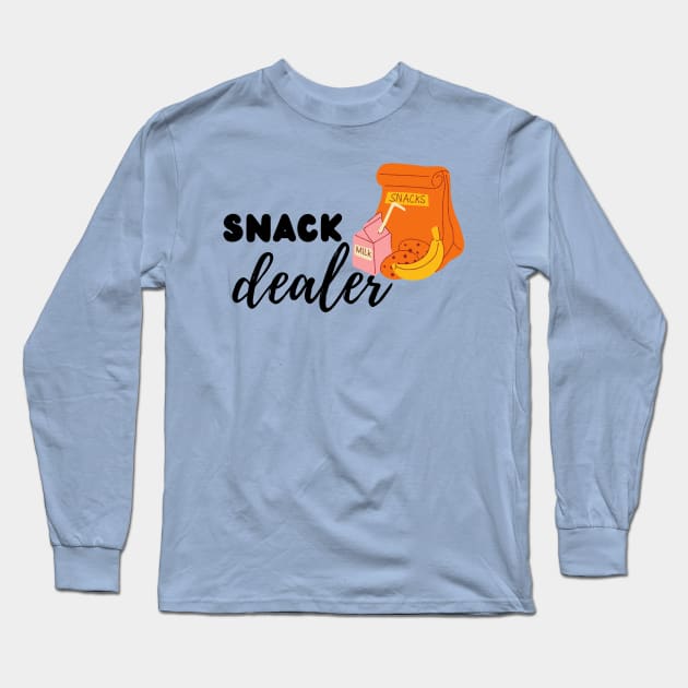 Snack Dealer Long Sleeve T-Shirt by Unicorns and Farts